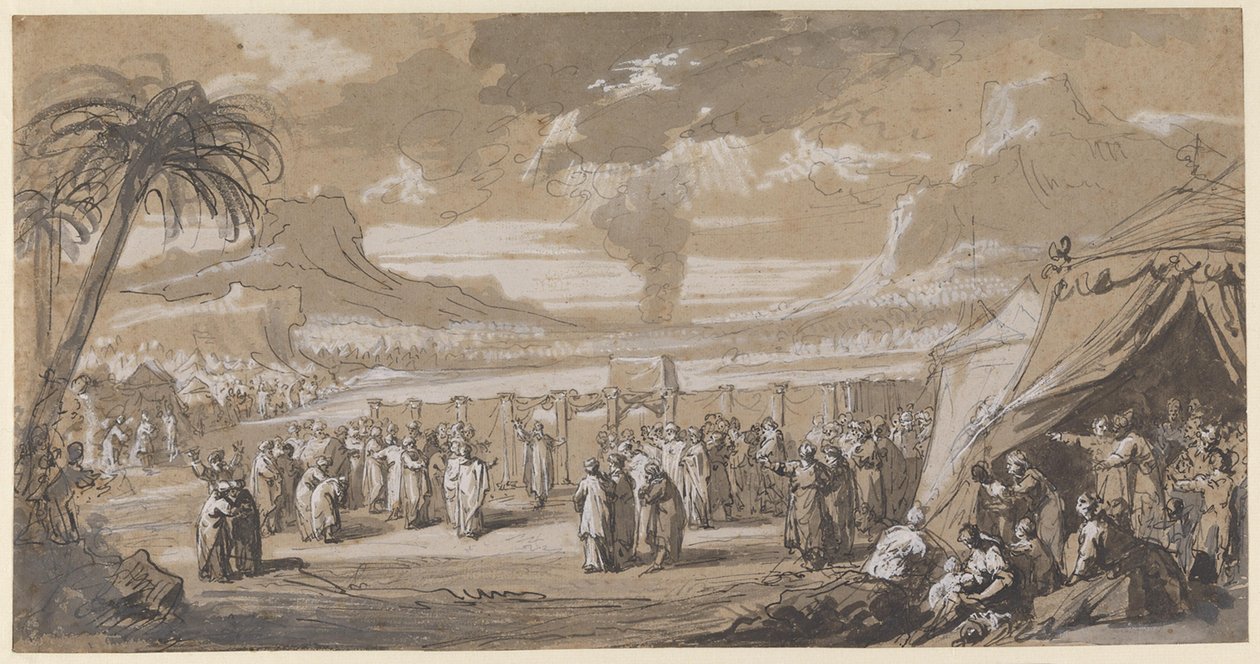 Mosè sceglie i 70 anziani da Jacob de Wit