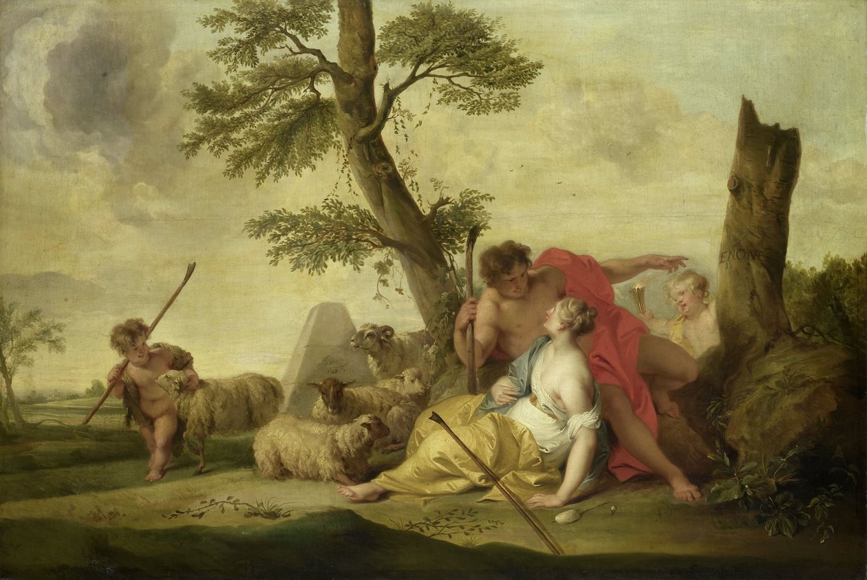 Parigi e Enone da Jacob de Wit