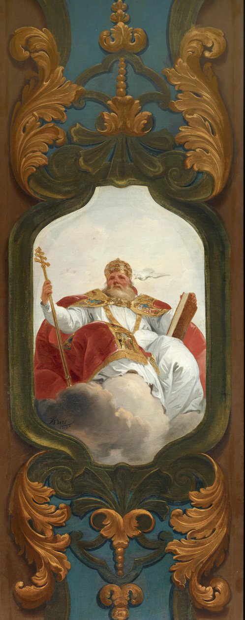 Papa Gregorio Magno, padre della Chiesa da Jacob de Wit