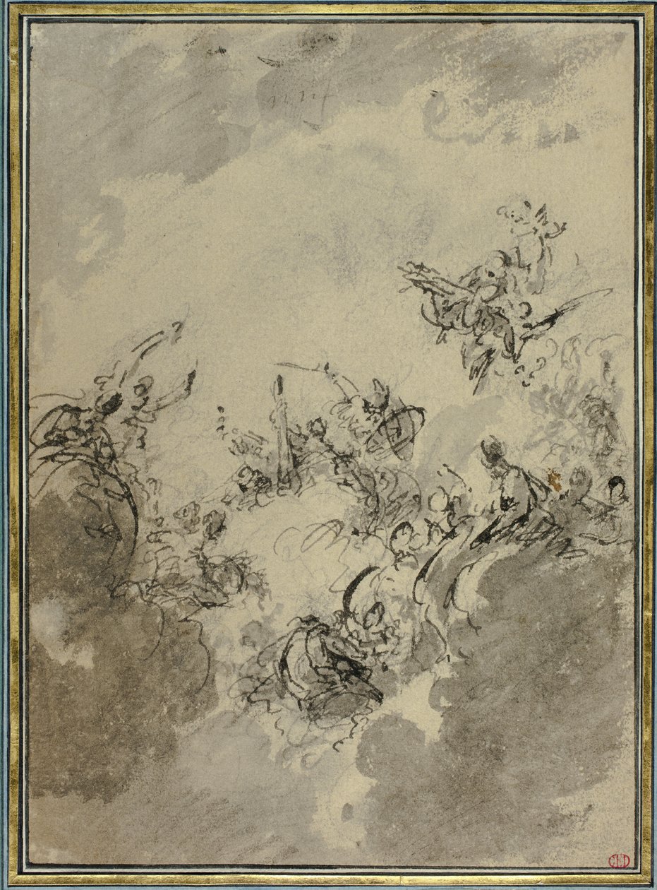 Studio per Apoteosi di Ercole da Jacob de Wit