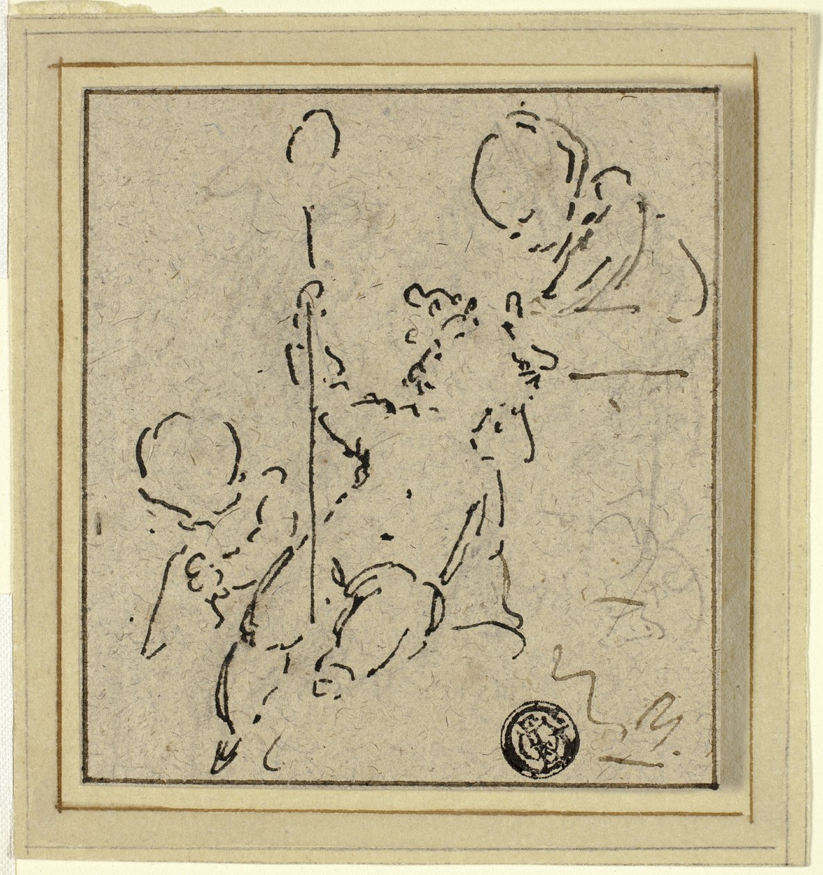 Tre putti da Jacob de Wit