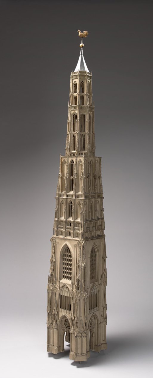 Modello della torre incompiuta della Nieuwe Kerk da Jacob van Campen