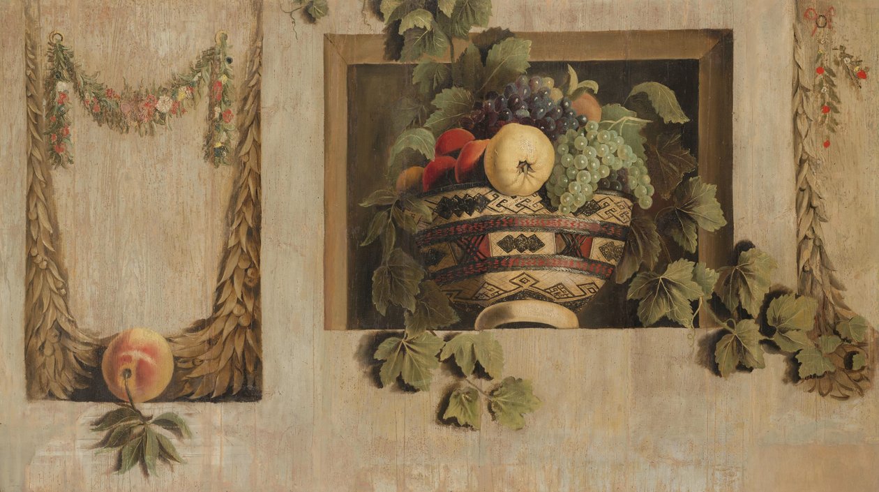 Natura morta con ghirlande di frutta e fiori da Jacob van Campen
