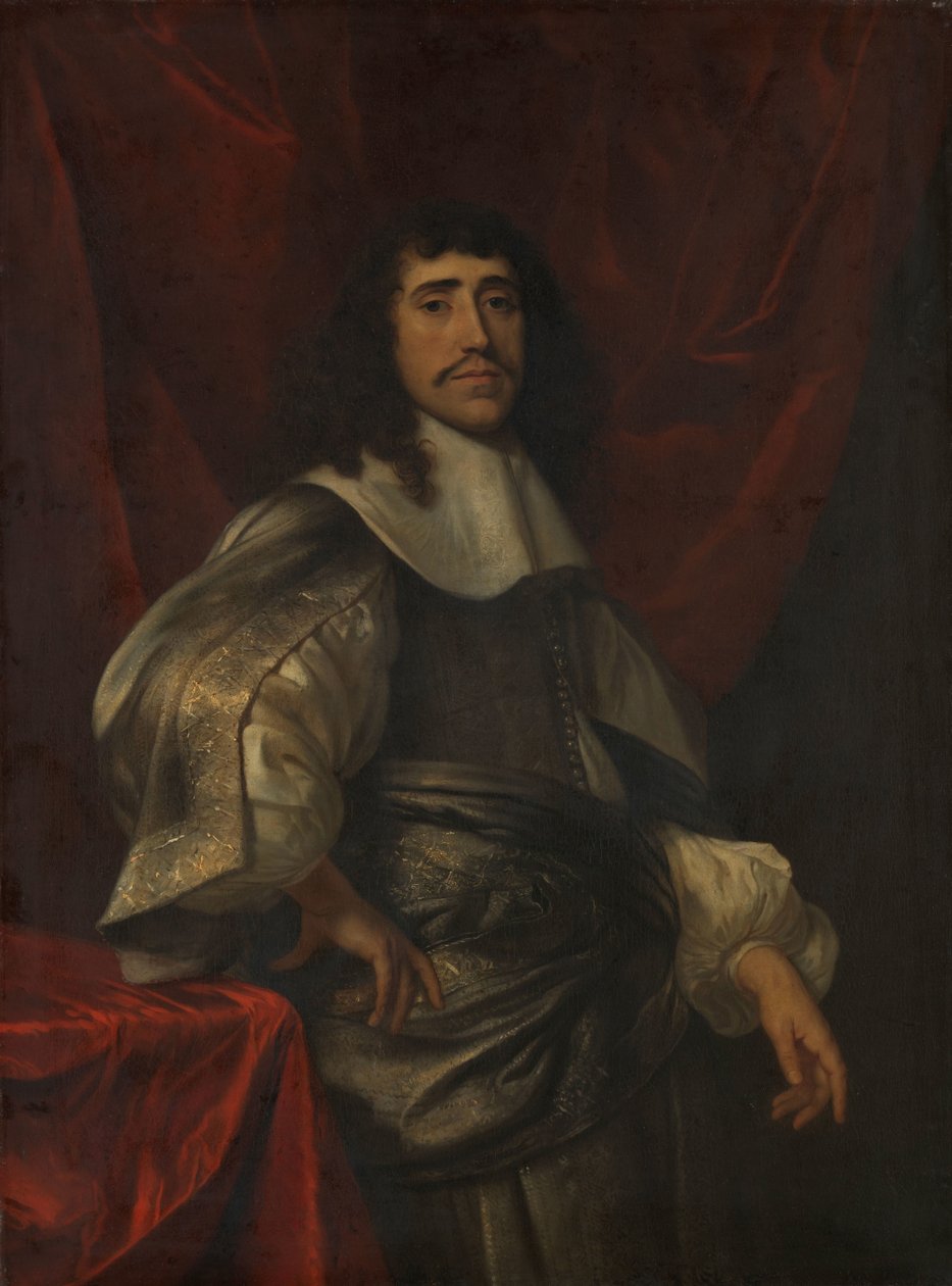 Ritratto di un uomo, ritenuto essere Christoffel van Gangelt, secondo marito di Lucretia Boudaen da Jacob van Loo (attributed to)