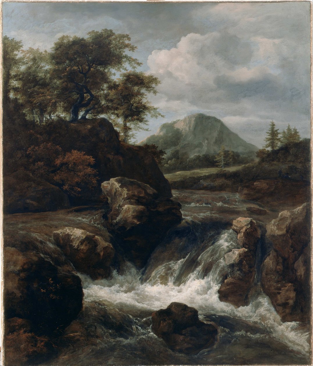 Una cascata da Jacob van Ruisdael
