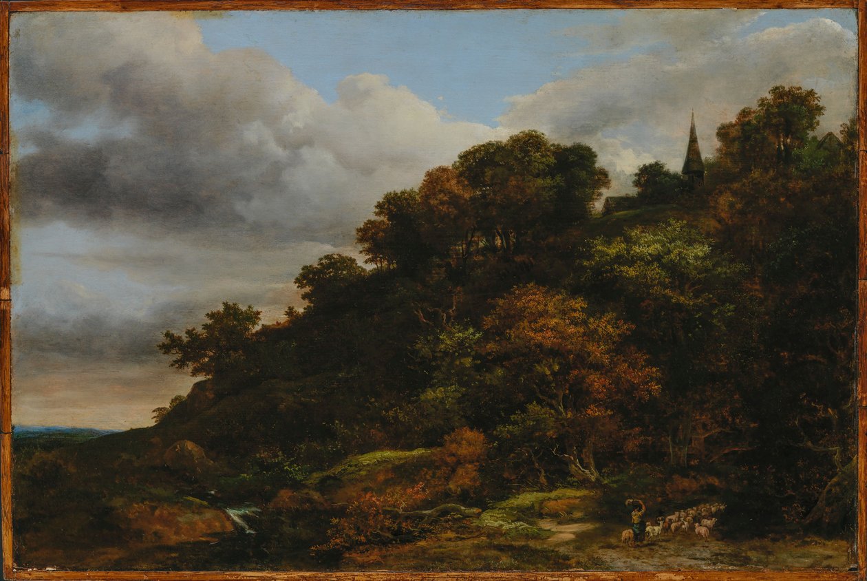 Una collina boscosa da Jacob van Ruisdael