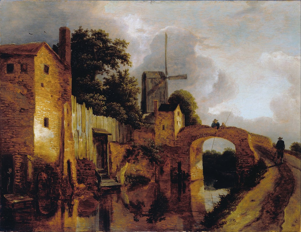 Canale con ponte da Jacob van Ruisdael