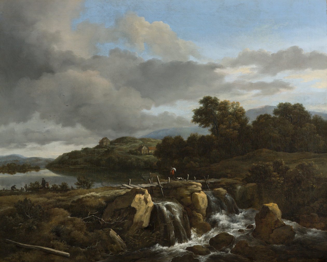 Paesaggio con cascata da Jacob van Ruisdael