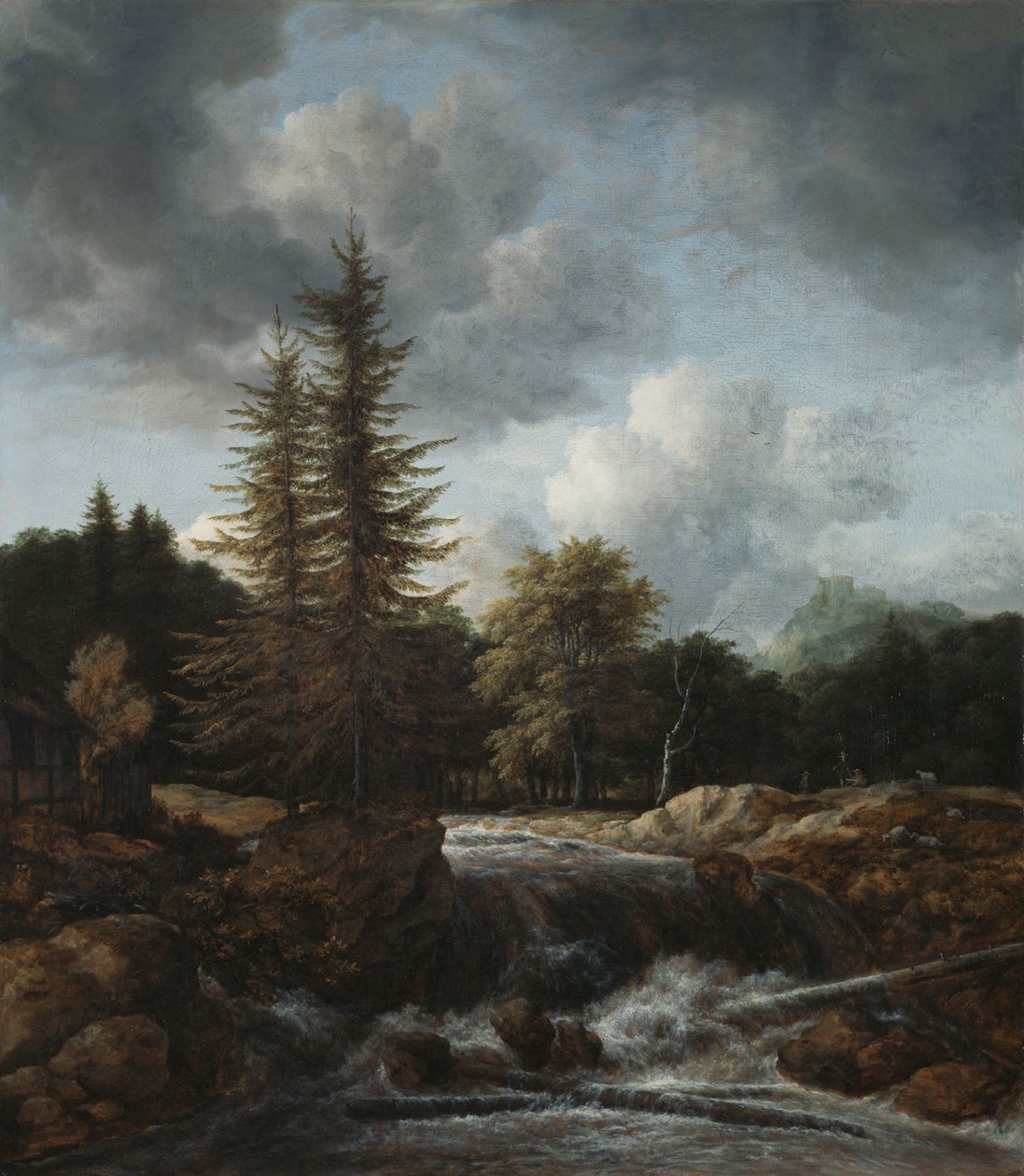 Paesaggio con cascata da Jacob van Ruisdael