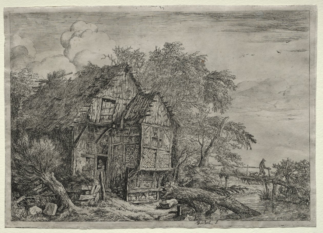 Il piccolo ponte da Jacob van Ruisdael
