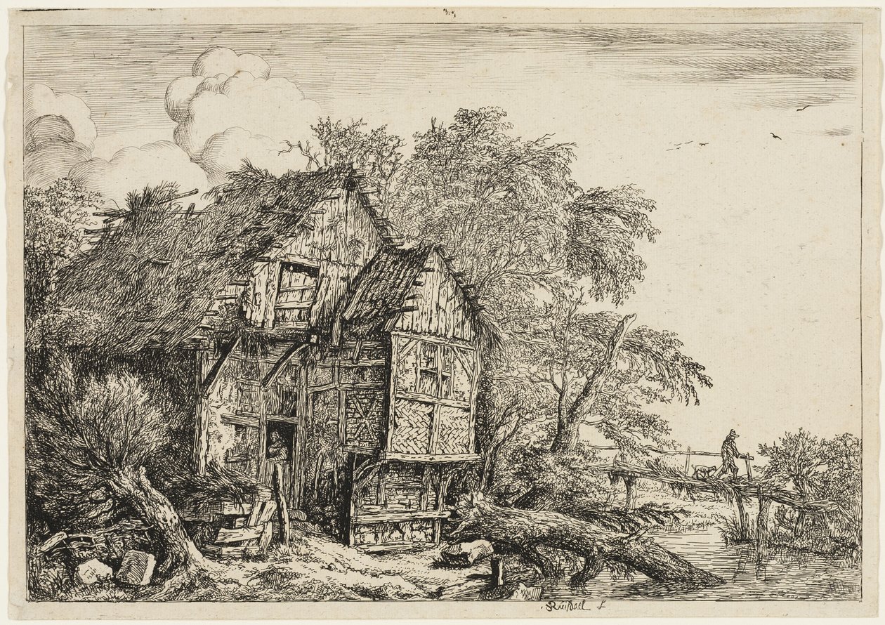 Il piccolo ponte da Jacob van Ruisdael