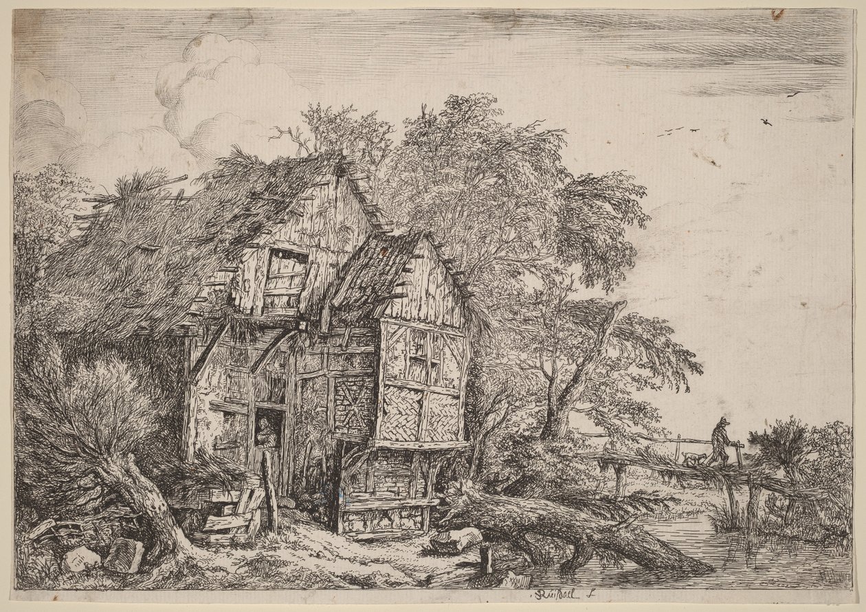 Il piccolo ponte da Jacob van Ruisdael