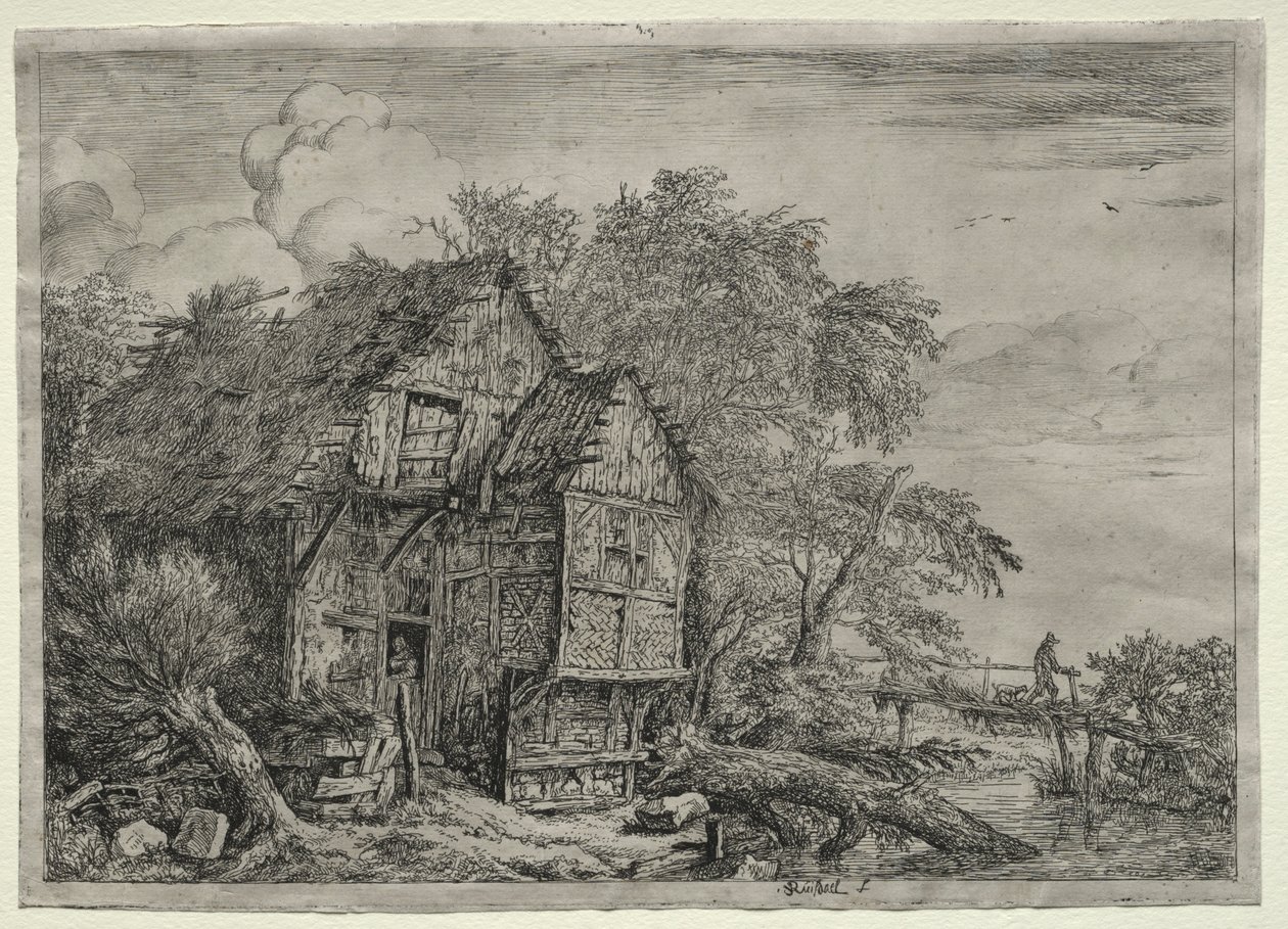 Il piccolo ponte da Jacob van Ruisdael
