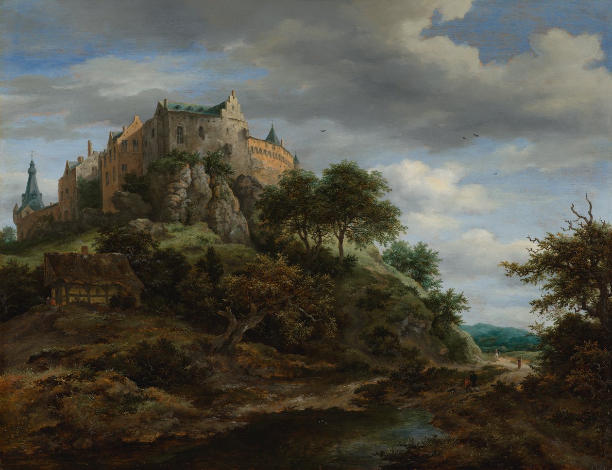 Veduta del castello di Bentheim da Jacob van Ruisdael
