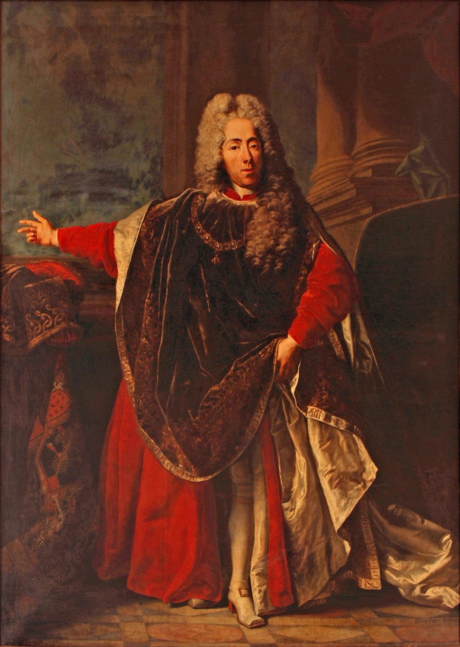 Eugenio di Savoia nella regalia del Toson d
