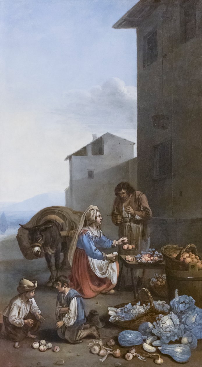 Venditore di frutta da Jacob van Staverden