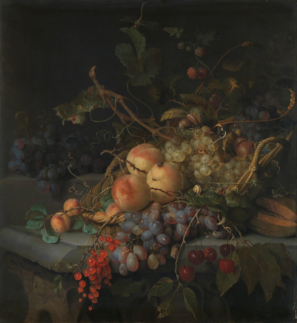 Natura morta con frutta da Jacob van Walscapelle