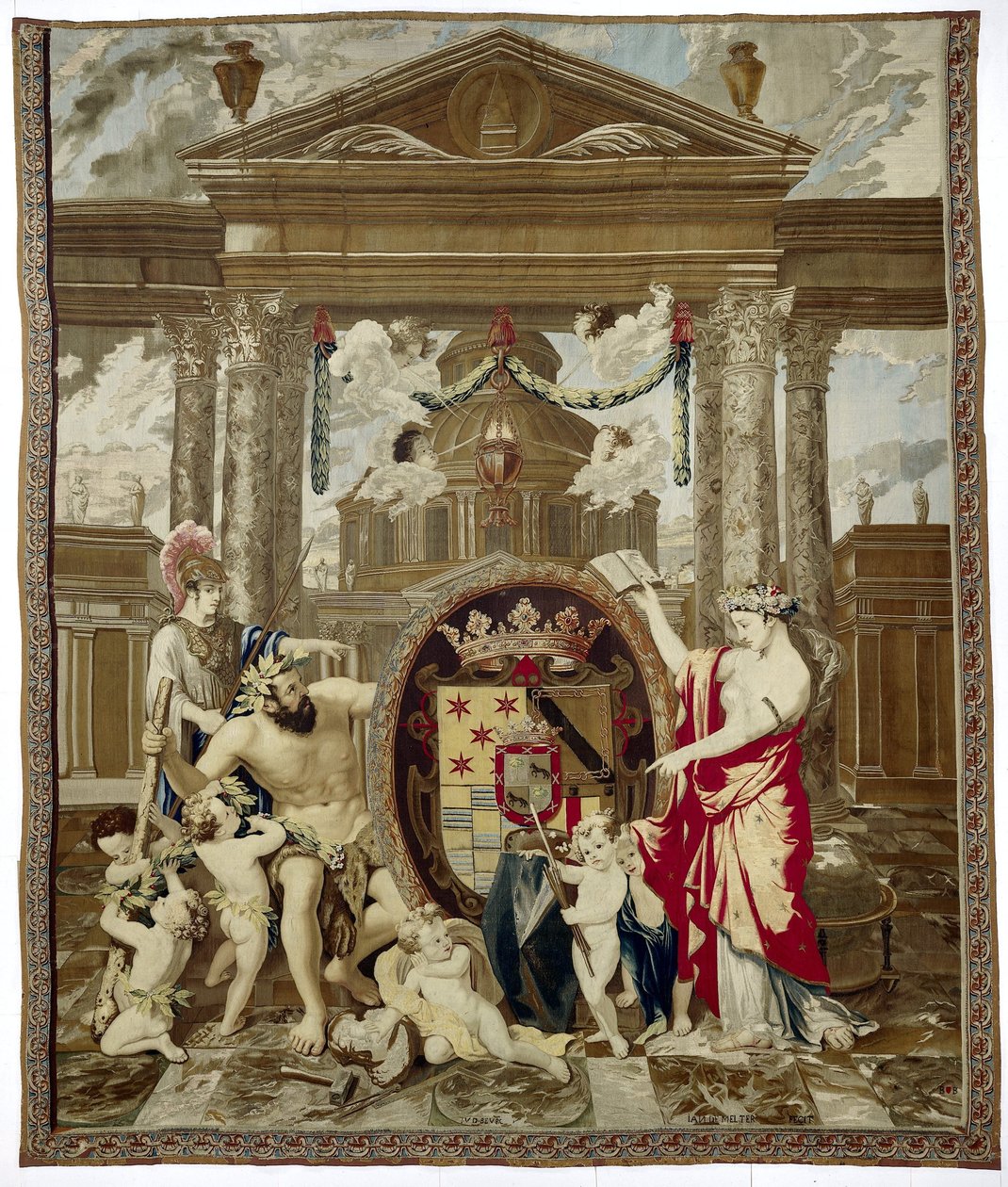 Arazzo araldico del conte di Monterey da Jacob van der Borcht (I)