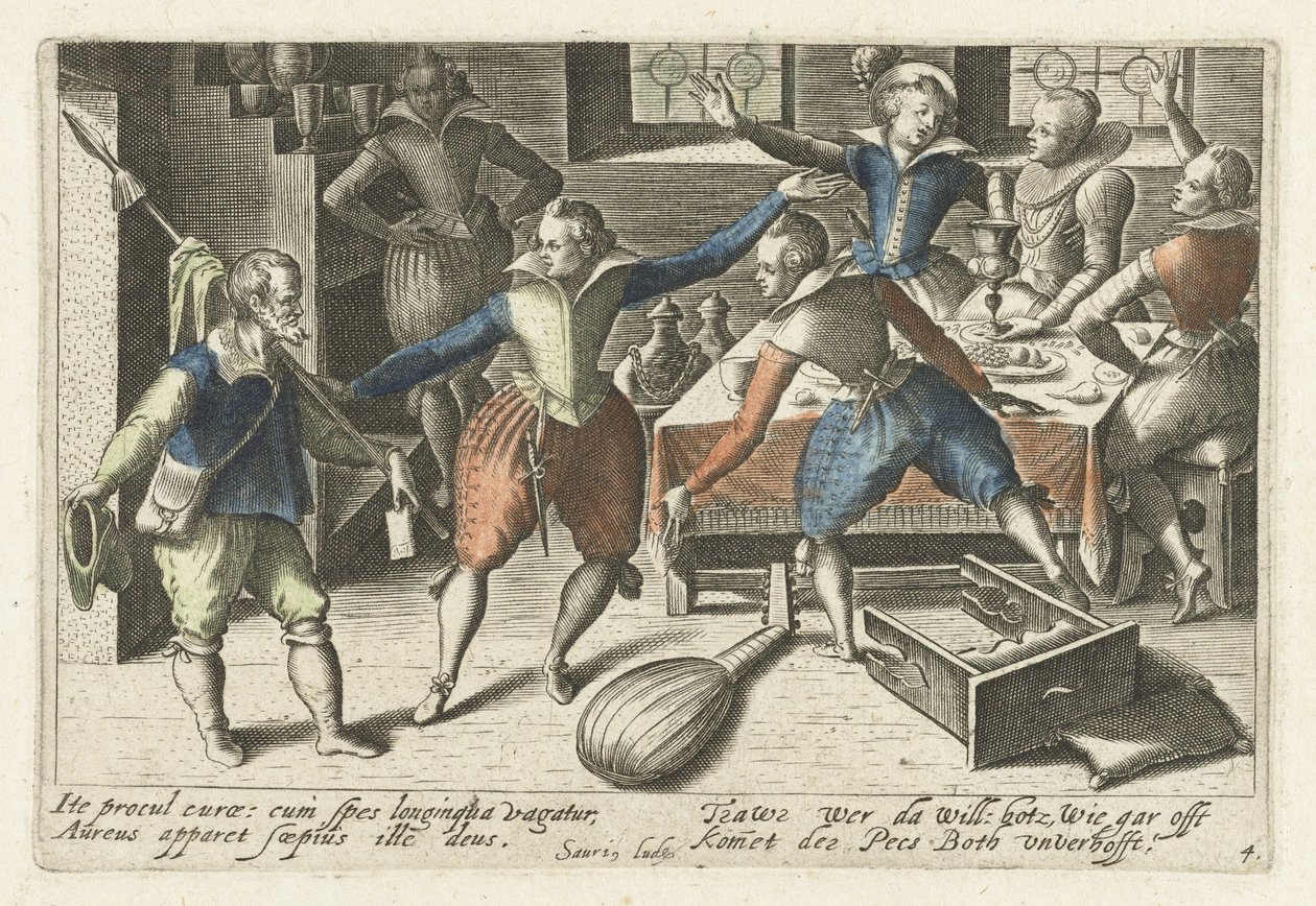 Festa degli studenti da Jacob van der Heyden