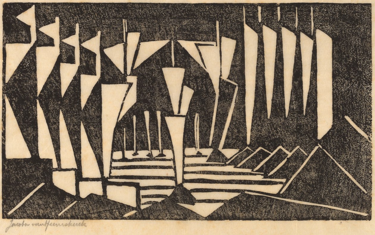 Barche a Vela Stilizzate da Jacoba van Heemskerck van Beest