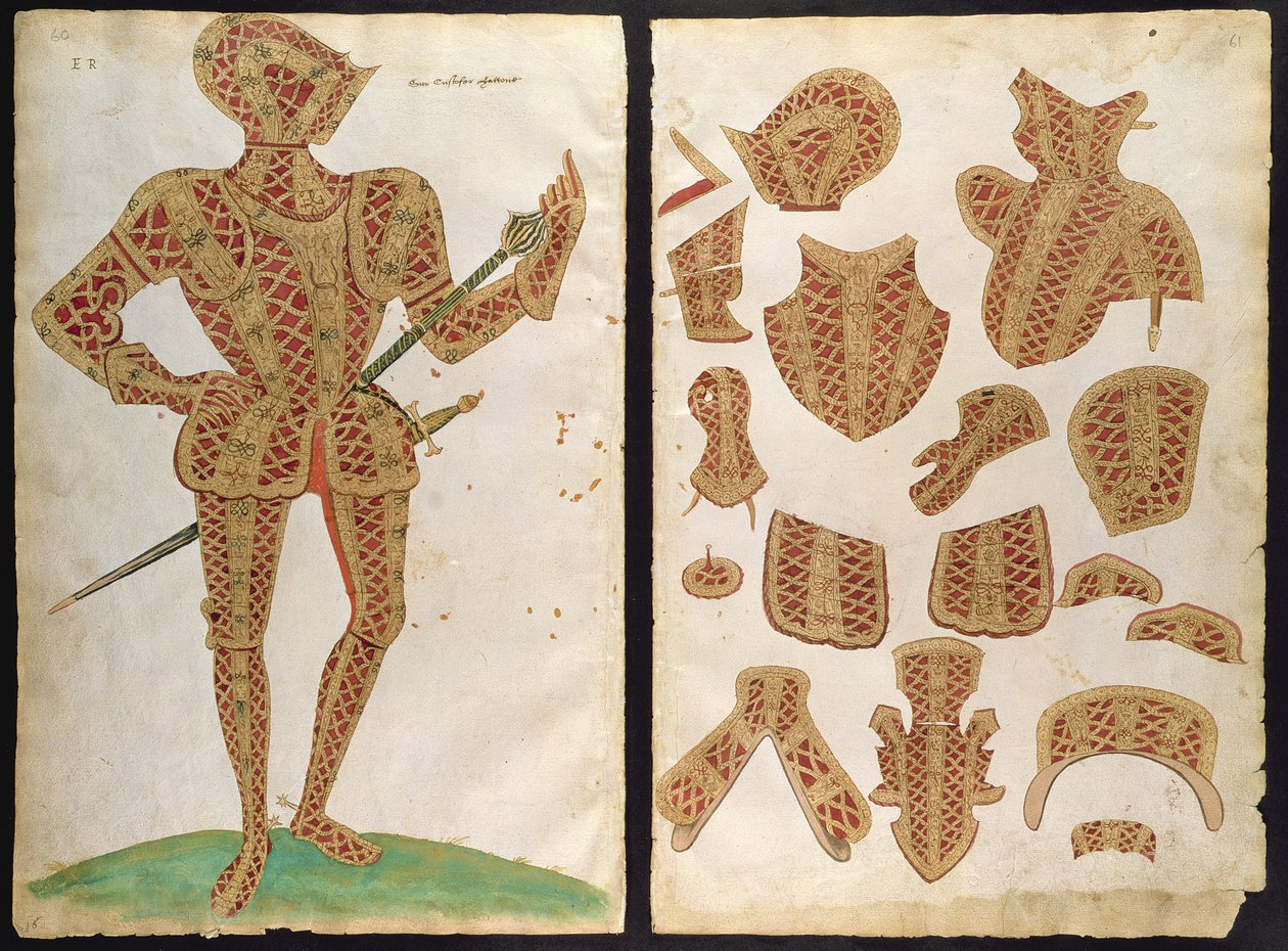 Armatura per Sir Christopher Hatton, 1589 da Jacobe Halder