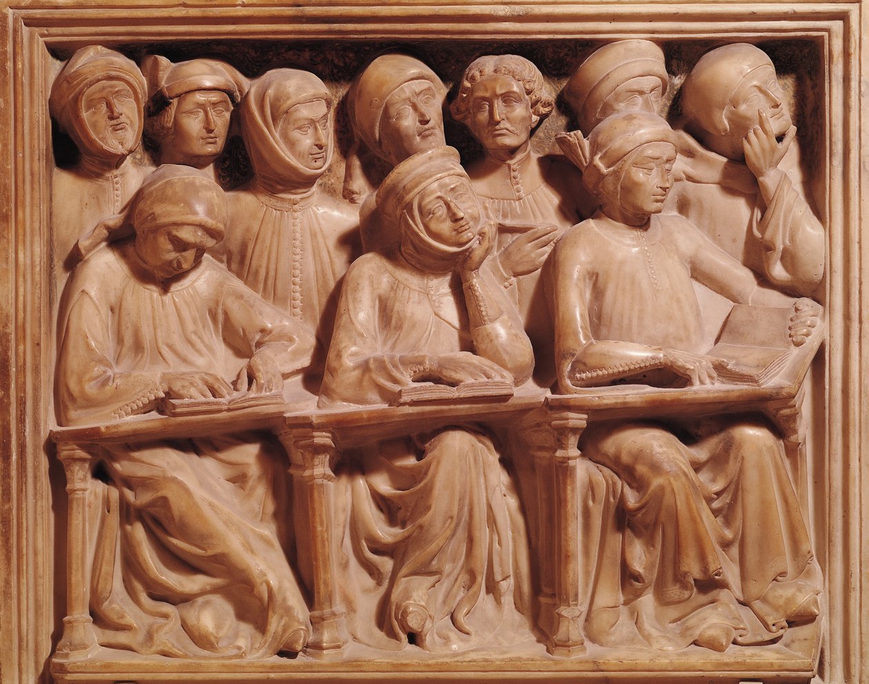 Gruppo di Studenti di Bologna, dalla Tomba di Giovanni da Legnano da Jacobello and Pier Paolo dalle Masegne