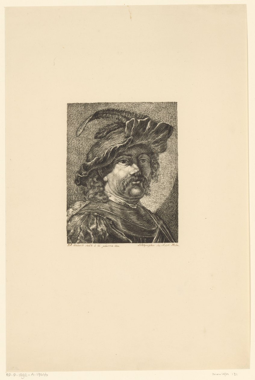 Autoritratto di Rembrandt da Jacobus Adrianus Weiland