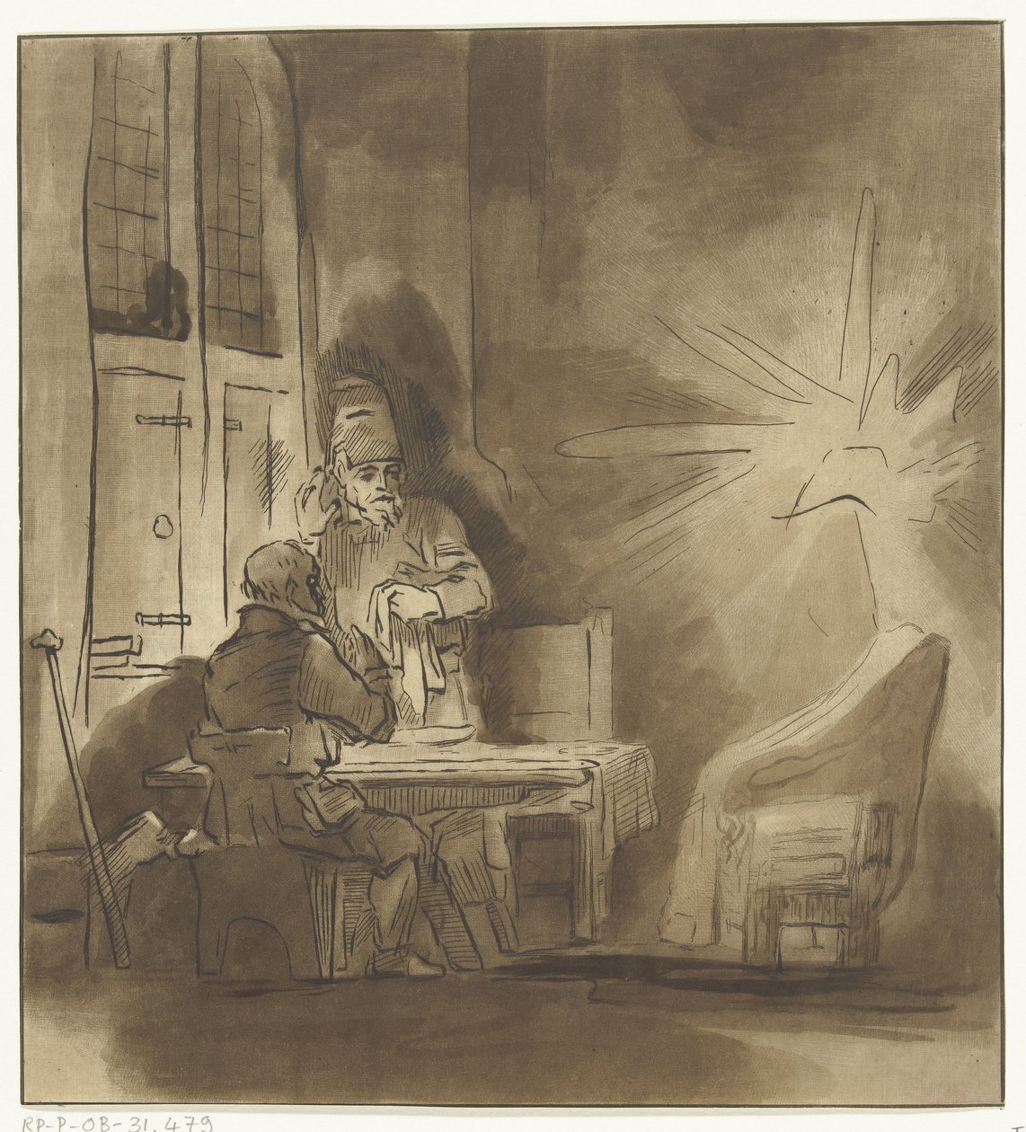 La cena di Emmaus da Jacobus Buys