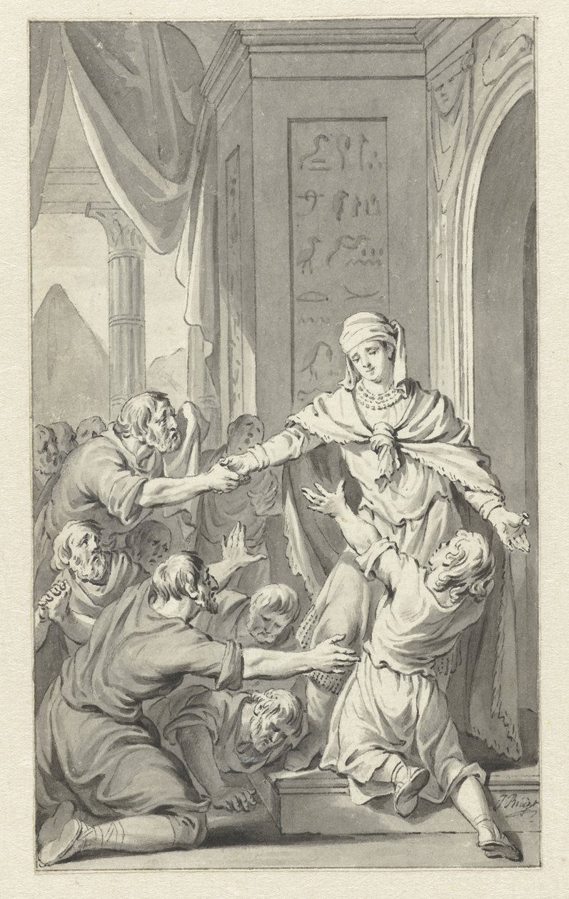 Giuseppe riconosciuto dai suoi fratelli da Jacobus Buys
