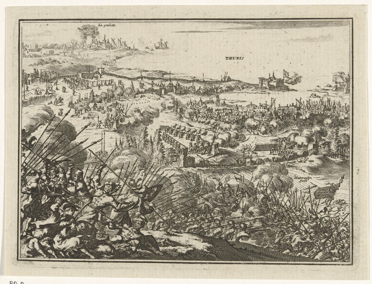 Conquista di Tunisi da parte di Carlo V da Jacobus Harrewijn