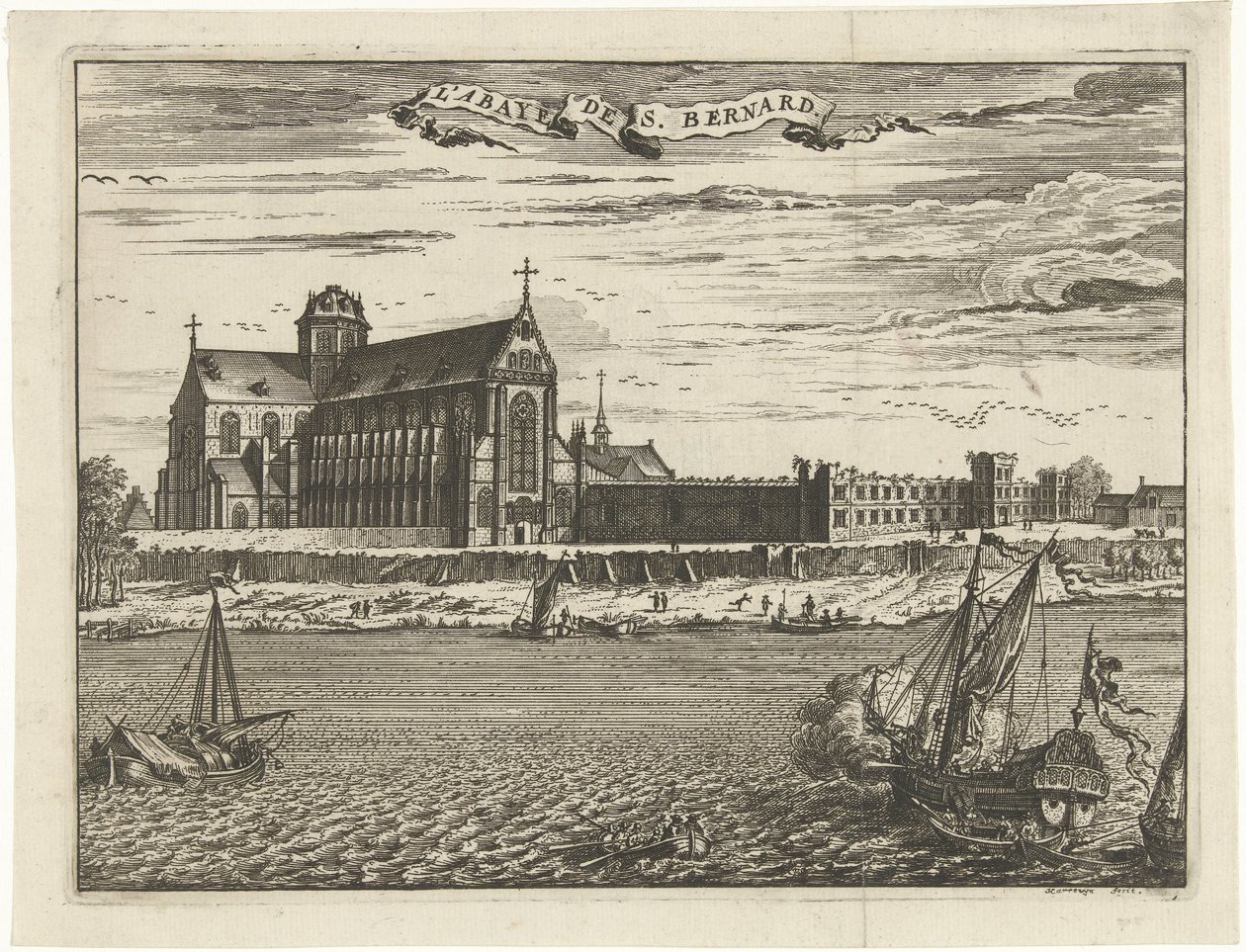 Abbazia di San Bernardo da Jacobus Harrewijn