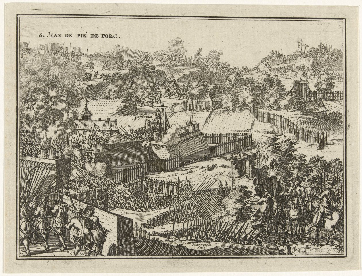 Conquista di S. Jean de Pié de Porc da Jacobus Harrewijn