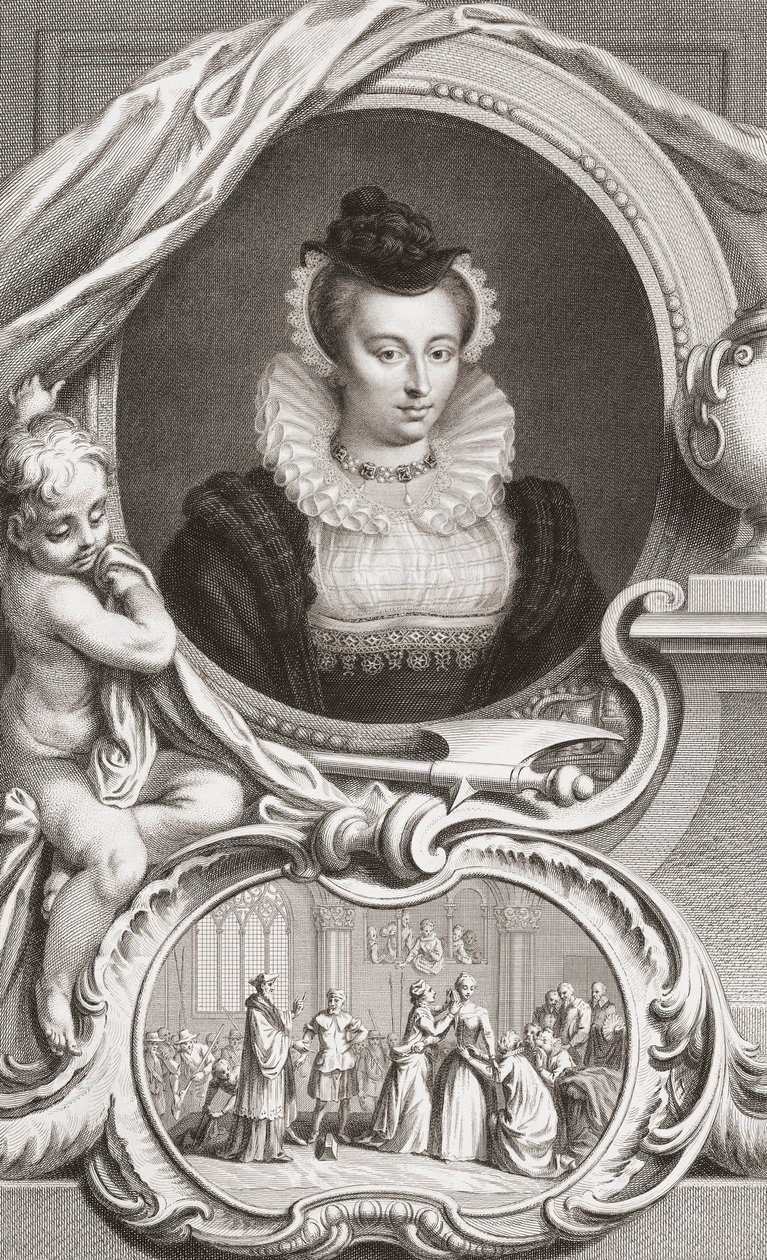 Maria, Regina di Scozia da Jacobus Houbraken
