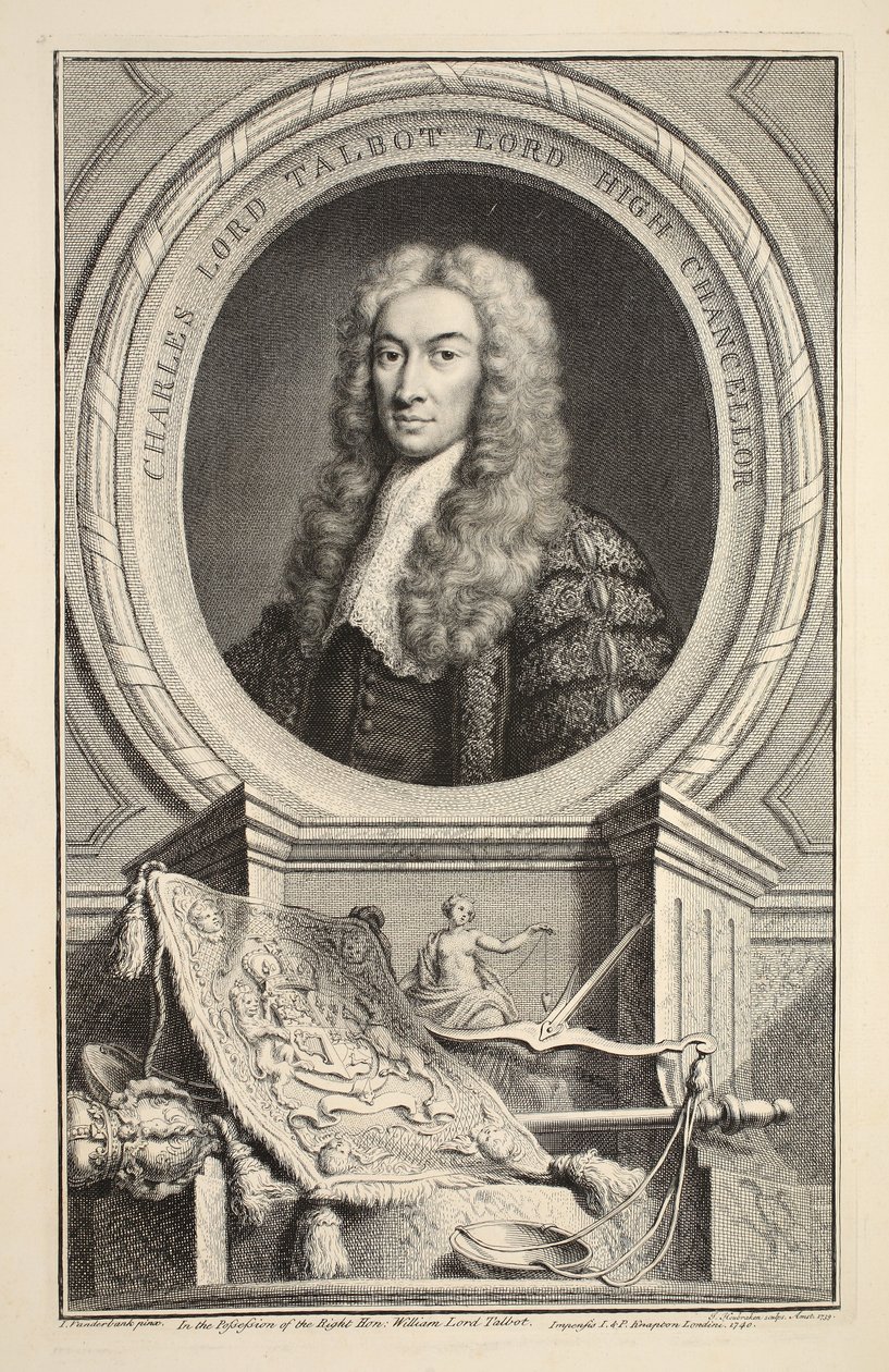 Ritratto di Charles, Lord Talbot, illustrazione da 