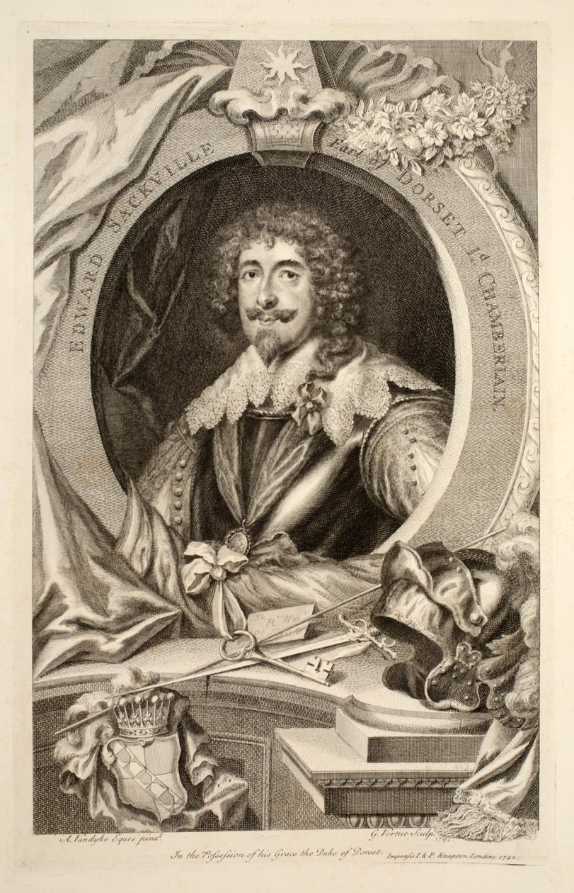 Ritratto di Edward Sackville, illustrazione da 