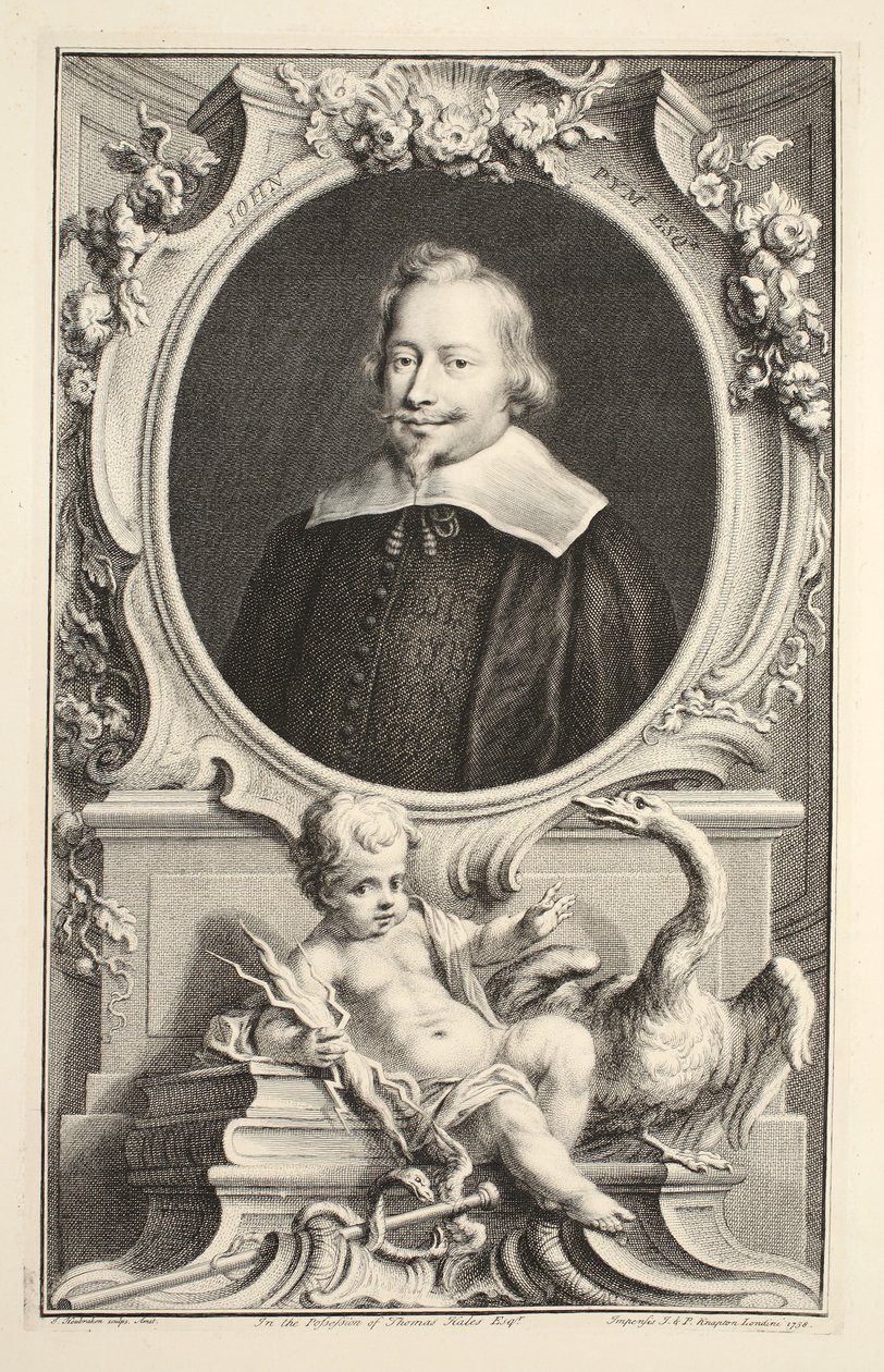 Ritratto di John Pym, illustrazione da 
