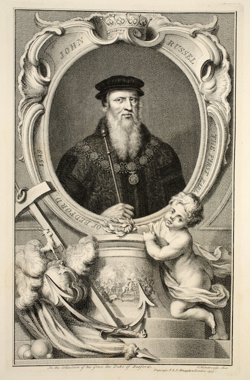 Ritratto di John Russell, illustrazione da 