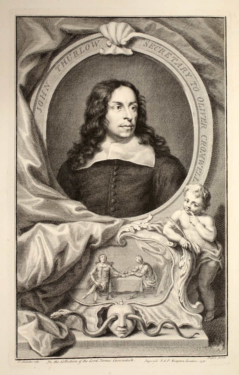 Ritratto di John Thurlow, illustrazione da 