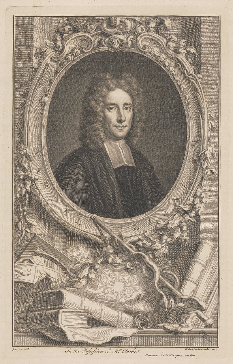 Samuel Clarke da Jacobus Houbraken