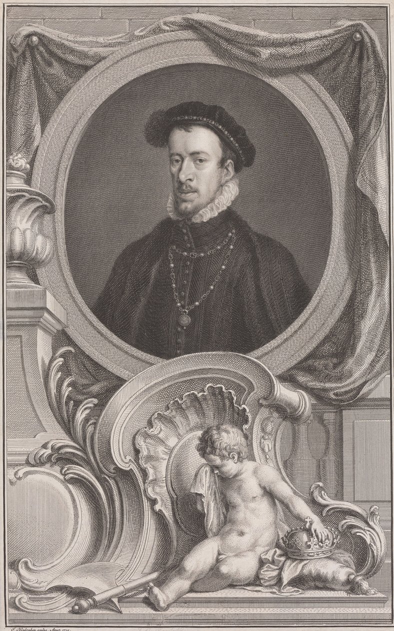 Thomas Howard, duca di Norfolk da Jacobus Houbraken
