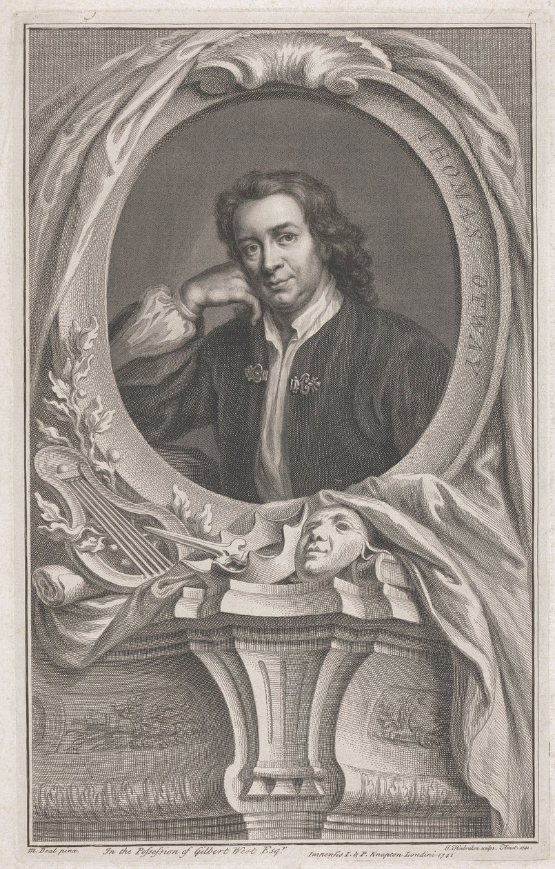 Thomas Otway da Jacobus Houbraken