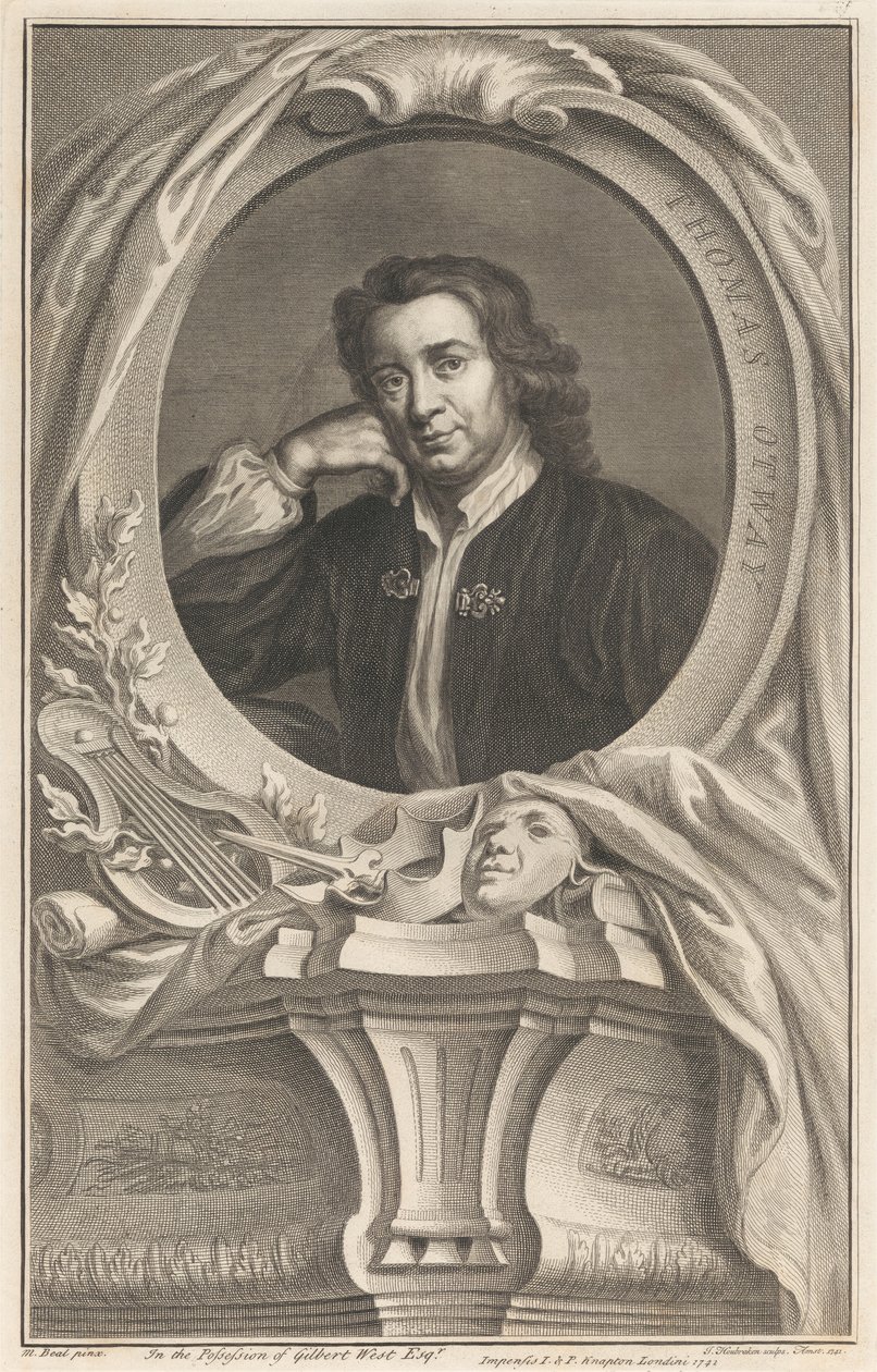 Thomas Otway da Jacobus Houbraken