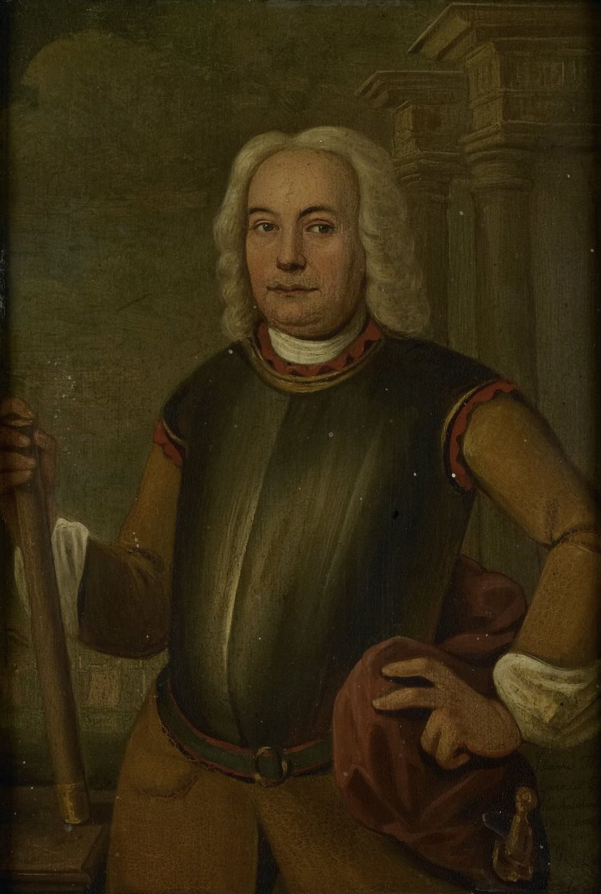 Ritratto di Johannes Thedens, Governatore Generale della Compagnia Olandese delle Indie Orientali da Jacobus Oliphant