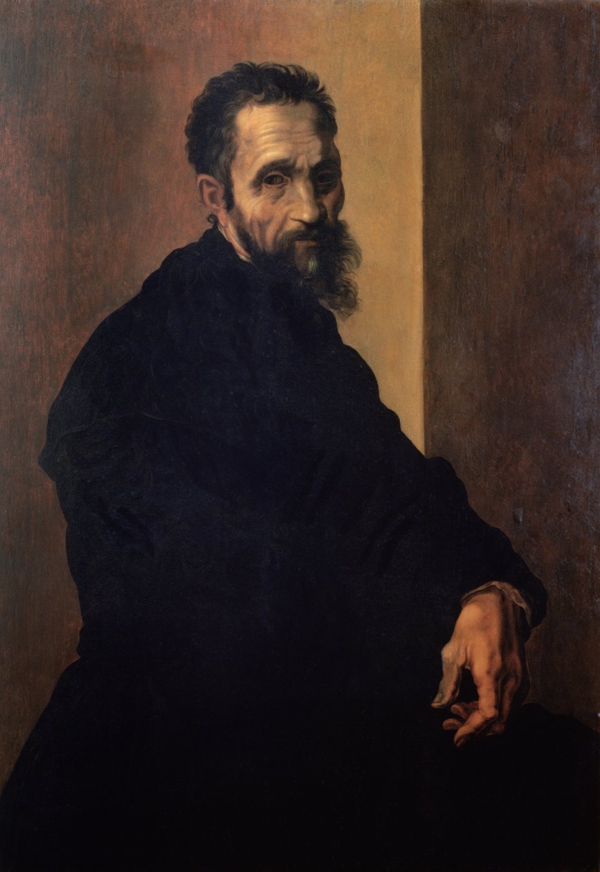 Ritratto di Michelangelo, c.1535 da Jacopino del Conte