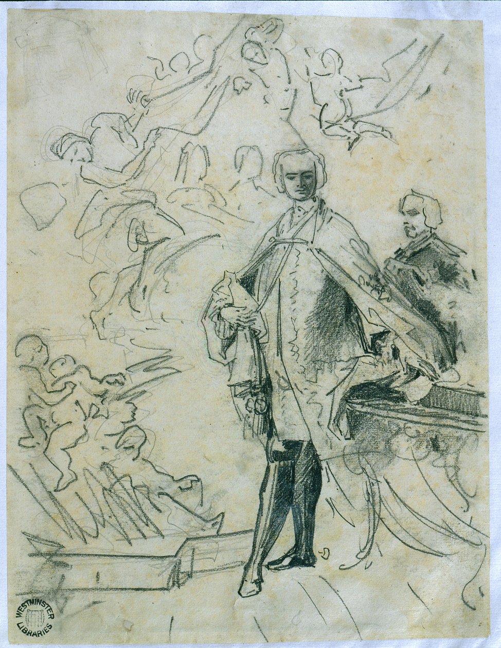 Schizzo di Carlo Broschi 