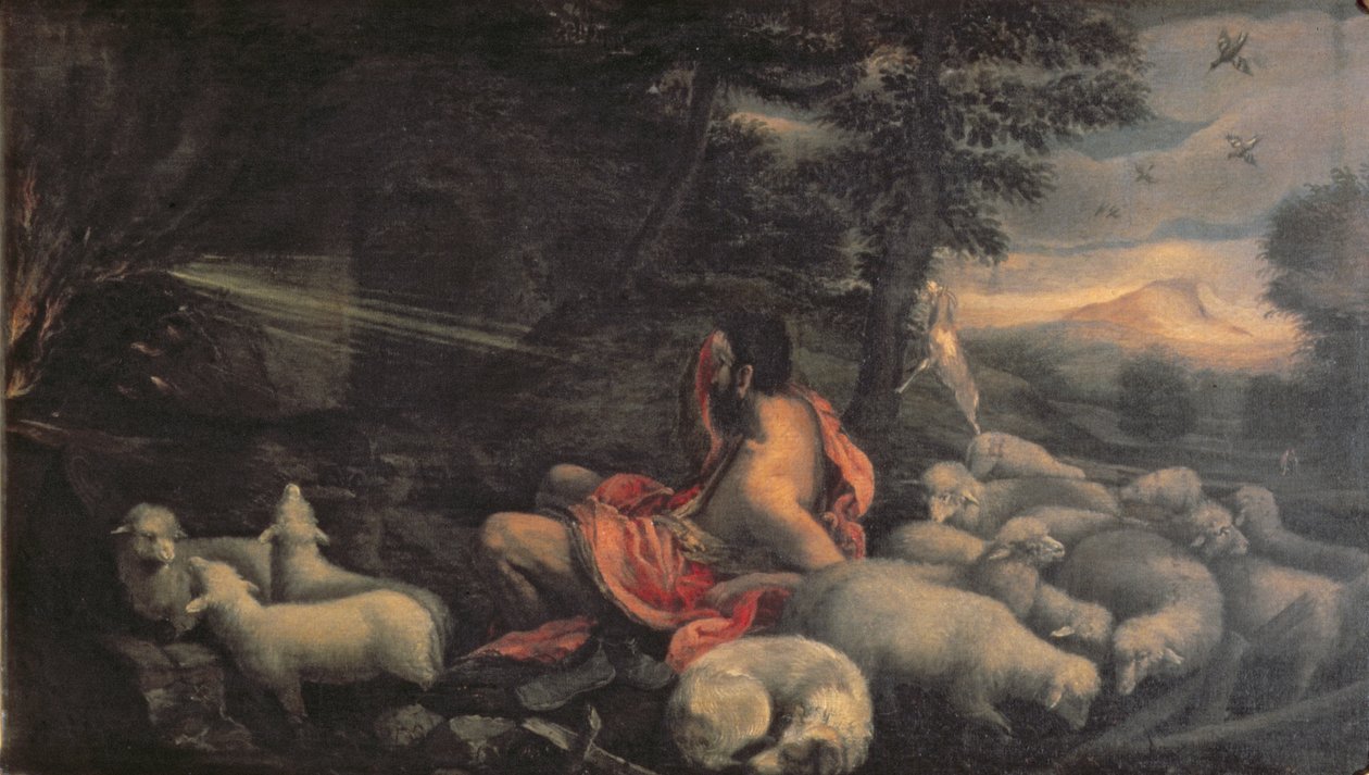 Mosè e il Roveto Ardente da Jacopo Bassano
