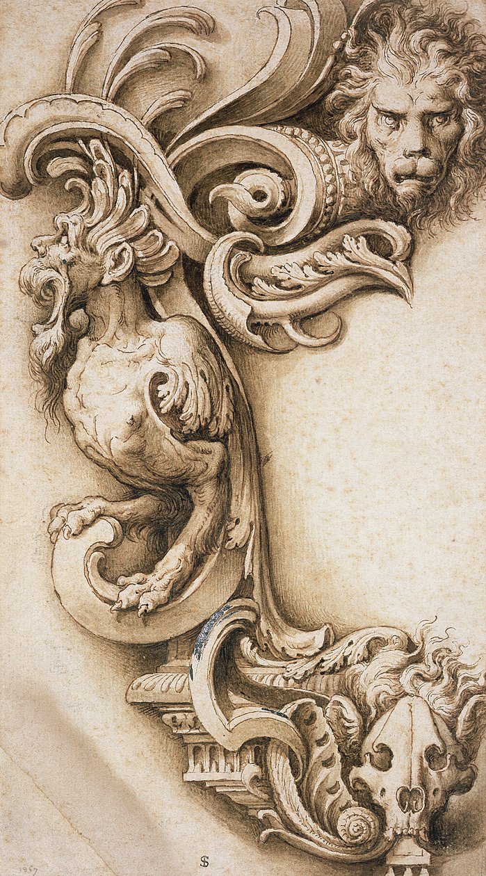 Rotolo grottesco da Jacopo Ligozzi