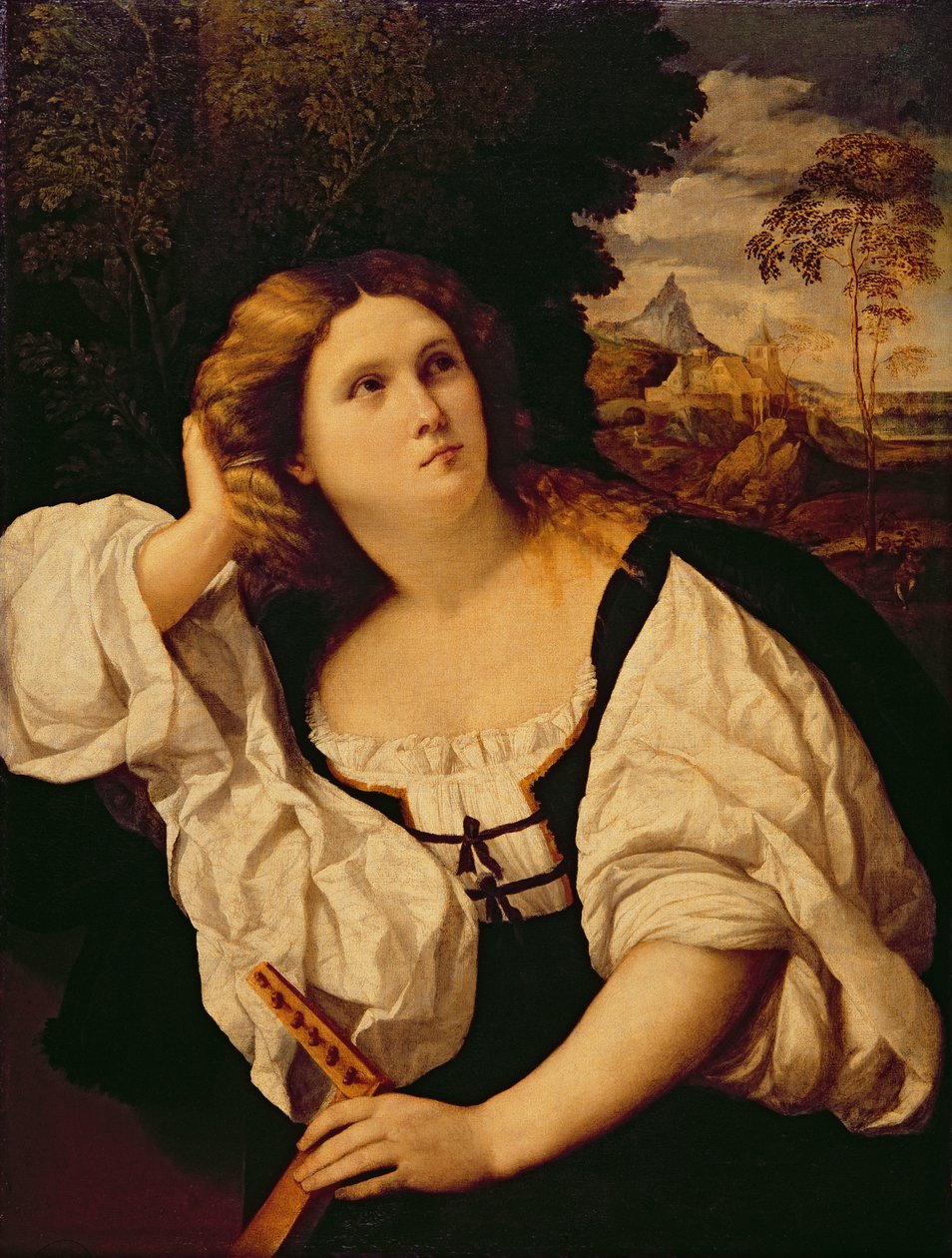 Signora con un liuto, c.1520-25 da Jacopo Palma