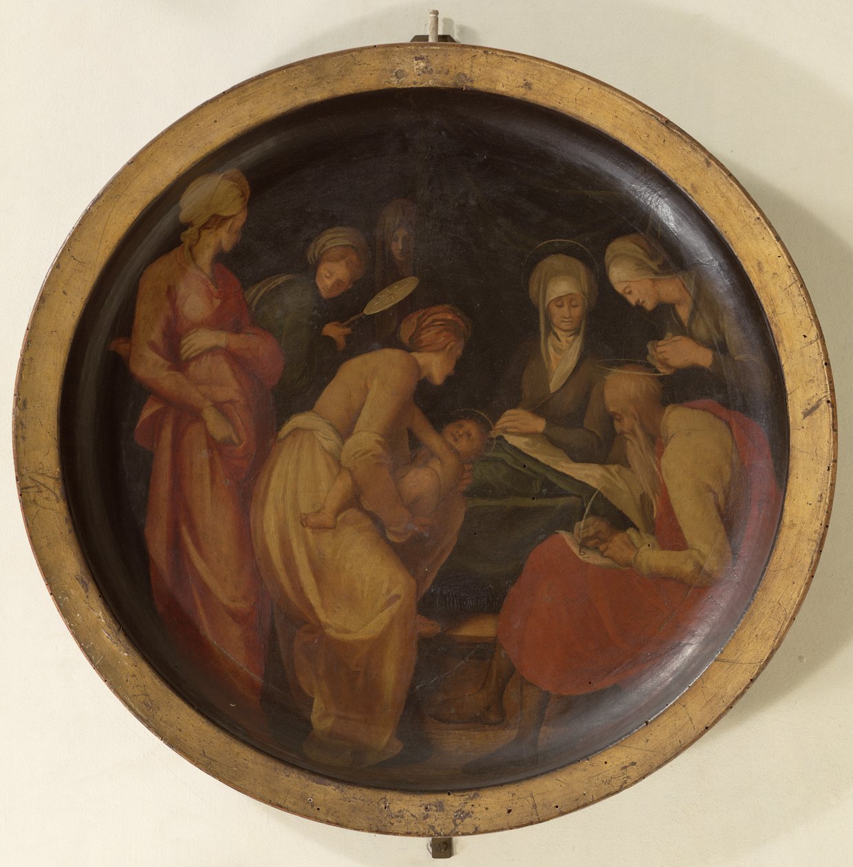 La nascita di San Giovanni Battista, c.1526 da Jacopo Pontormo