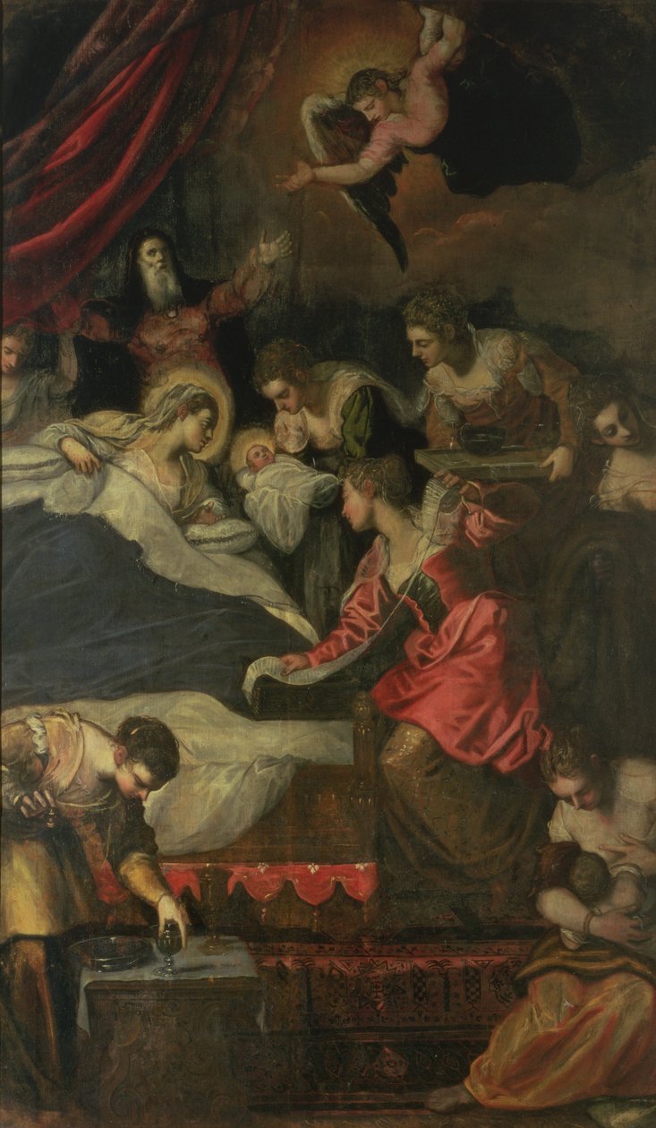 Nascita della Vergine da Jacopo Robusti Tintoretto